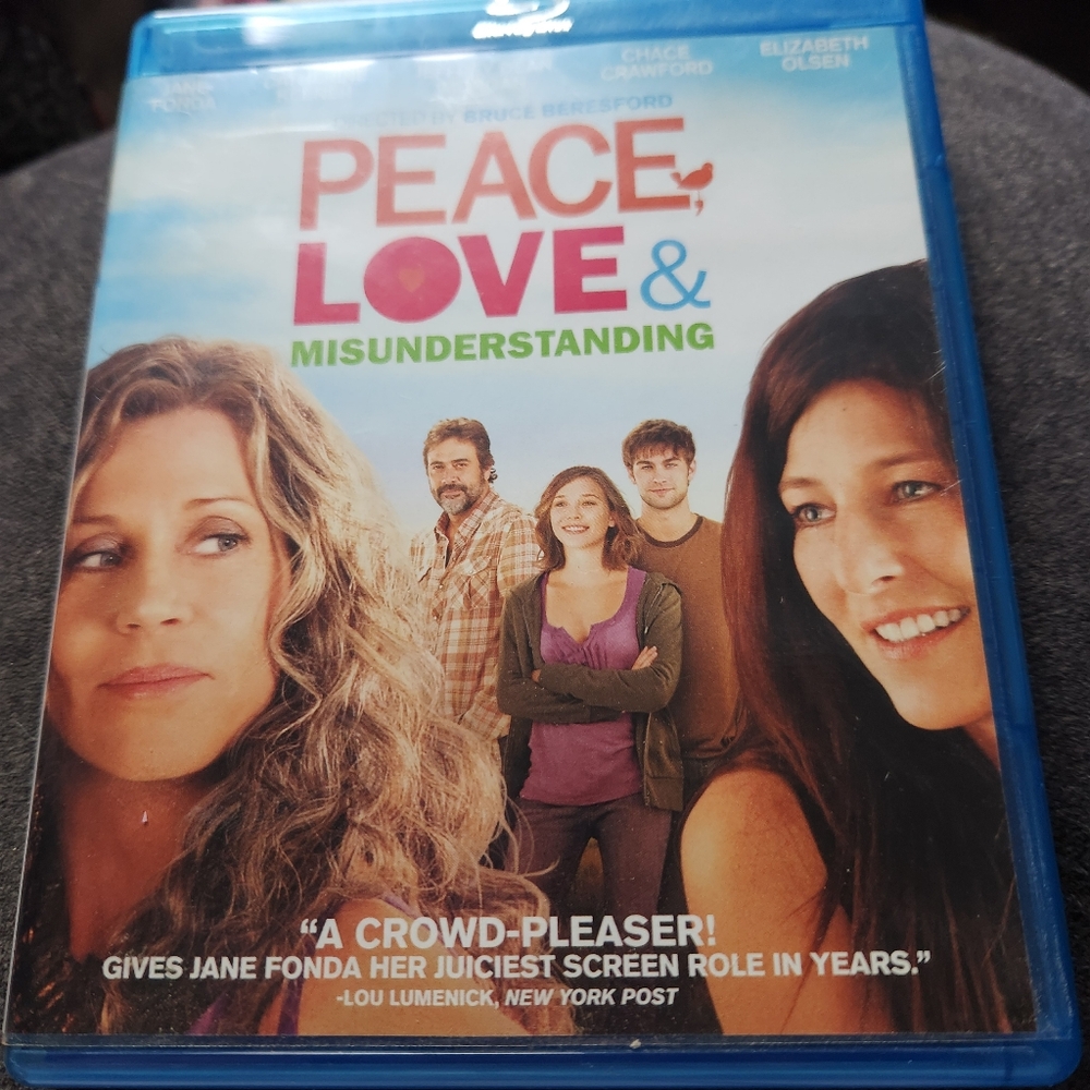 ❤️Peace, Love & Misunderstanding Blu-Ray DVD